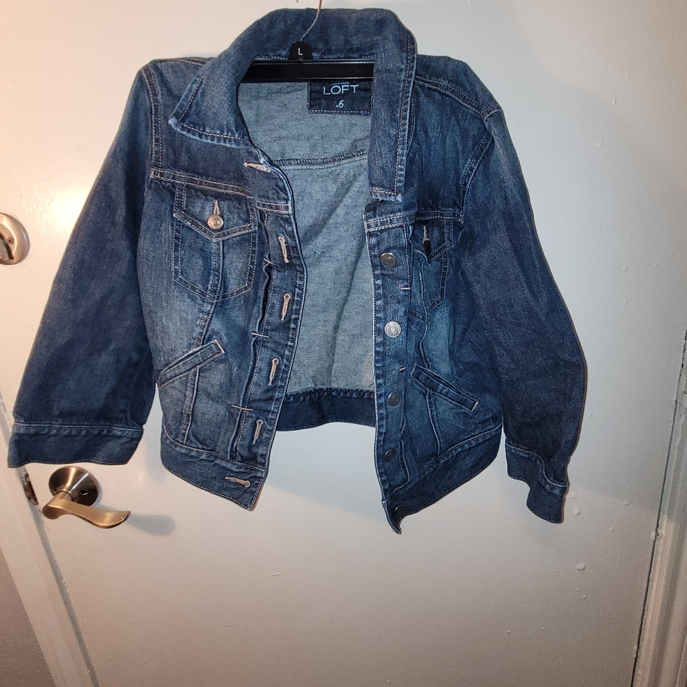 Ann Taylor Loft Jean Jacket - Picture 3 of 5